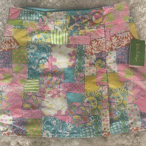 Lilly Pulitzer Georgie Skirt Reversible in Loco Printed Patch